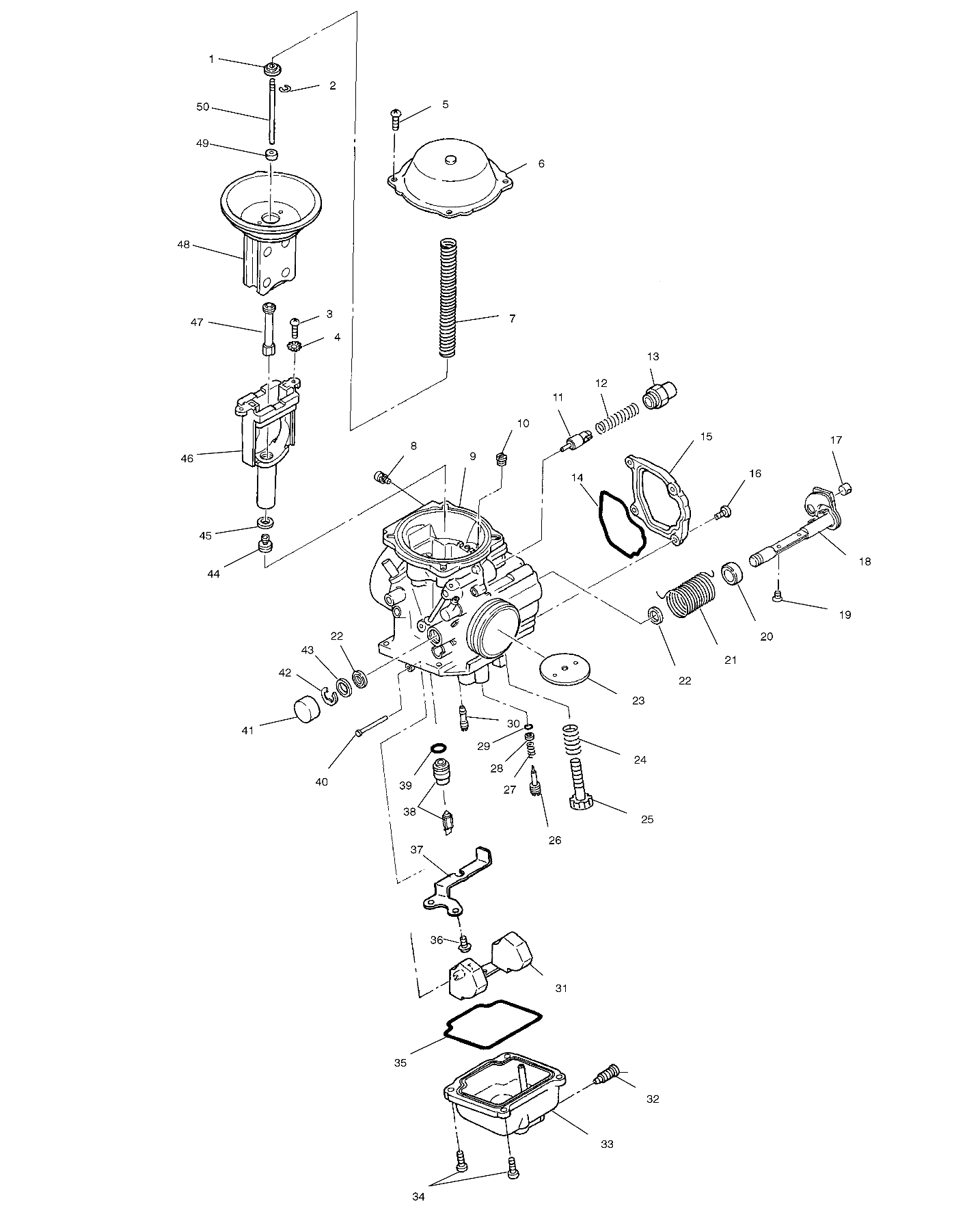 CARBURETOR - A04CH42AA/AE/AG (4986068606D05)